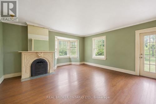 Family Room (Furniture Virtually Removed) - 36 Elgin Street E, Woolwich, ON - Indoor With Fireplace
