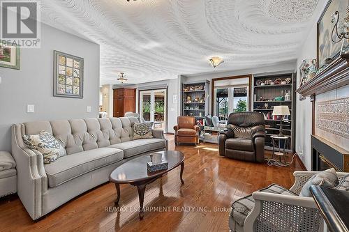 2265 Binbrook Road, Hamilton, ON - Indoor Photo Showing Living Room With Fireplace
