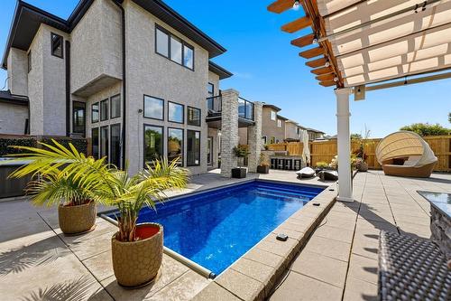 79 Portside Drive, Winnipeg, MB - Outdoor With In Ground Pool