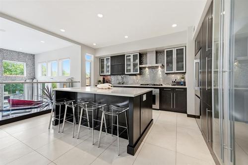 79 Portside Drive, Winnipeg, MB - Indoor Photo Showing Kitchen With Upgraded Kitchen