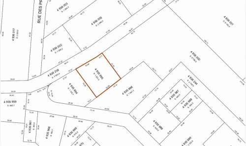 Plan (croquis) - Rue Grenier S., Chertsey, QC 