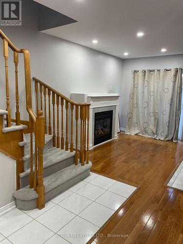 7647 Doverwood Drive, Mississauga, ON - Indoor Photo Showing Other Room With Fireplace