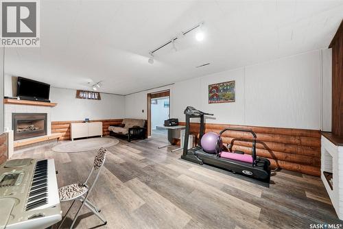 767 22Nd Street E, Prince Albert, SK - Indoor With Fireplace