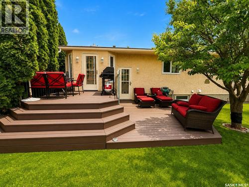 2906 Huget Place, Regina, SK - Outdoor With Deck Patio Veranda