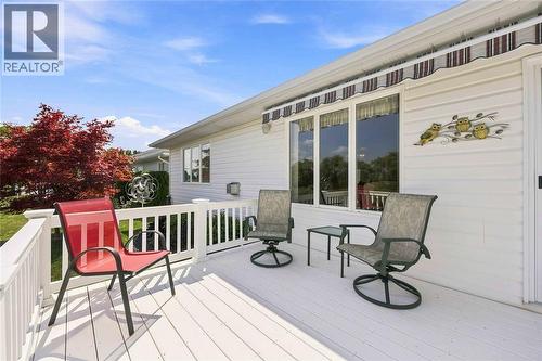 5700 Blackwell Sideroad Unit# 71, Sarnia, ON - Outdoor With Deck Patio Veranda With Exterior
