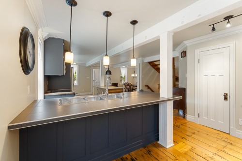 Kitchen - 236C Ch. De Mystic, Saint-Ignace-De-Stanbridge, QC - Indoor Photo Showing Kitchen With Double Sink
