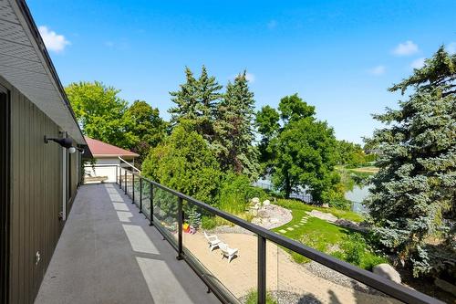 219 Edgewater Drive, Winnipeg, MB - Outdoor With Balcony