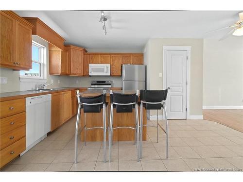 33-35 Barnaby St, Moncton, NB - Indoor Photo Showing Kitchen With Double Sink