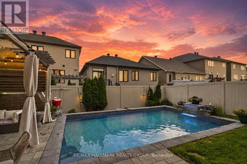 636 Eagle Crest Heights, Ottawa, ON - Outdoor With In Ground Pool With Backyard
