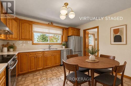 Virtually Staged Kitchen - 124 Campbell Crescent, Kingston (Central City West), ON 