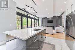 large kitchen island prefect for hosting - 