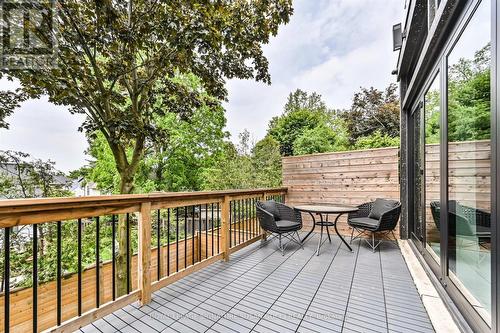 main floor deck with open vista views - 96 Squires Avenue, Toronto, ON 