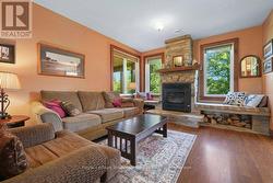 Living Room with Fireplace - 