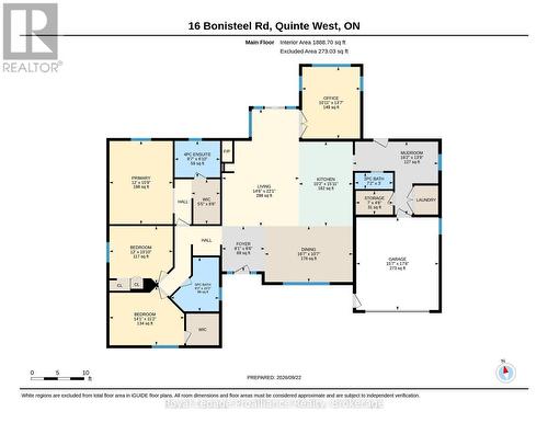 Floor Plans-Main Floor - 16 Bonisteel Road, Quinte West (Sidney Ward), ON 