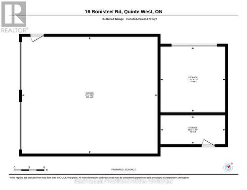 Floor Plans-Workshop - 16 Bonisteel Road, Quinte West (Sidney Ward), ON 