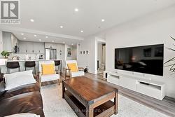 Open-concept kitchen and living space - 