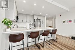 Open-concept kitchen and living space - 