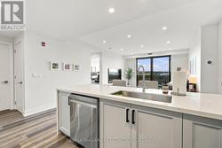 Open-concept kitchen and living space - 