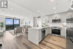 Open-concept kitchen and living space - 