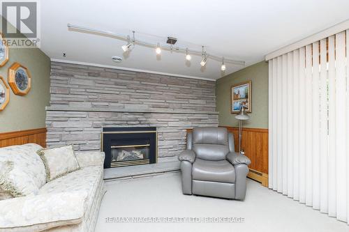Office/Den with Gas Fireplace - Ground Level - 2187 Miller Road, Port Colborne (Bethel), ON 