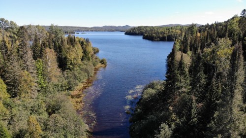 Vue d'ensemble - Ch. St-Laurent, Saint-Michel-Des-Saints, QC 