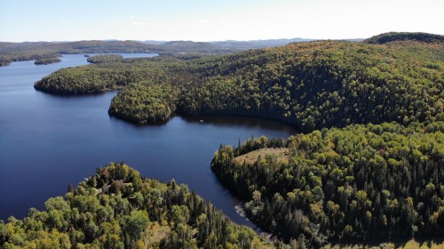 Vue - Ch. St-Laurent, Saint-Michel-Des-Saints, QC 