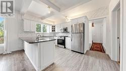 Kitchen - Extended Island Breakfast Bar, Stainless - 