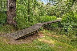 Walkway over stream - 