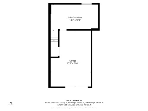 Plan (croquis) - 6502Z Rue De L'Émérillon, Laval (Sainte-Rose), QC 