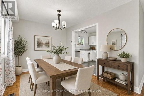 Dining room is virtually staged. - 60 Tybalt Crescent, Ottawa, ON 
