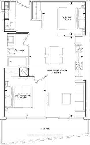 Floor Plan - 2117 - 85 Wood Street, Toronto, ON 