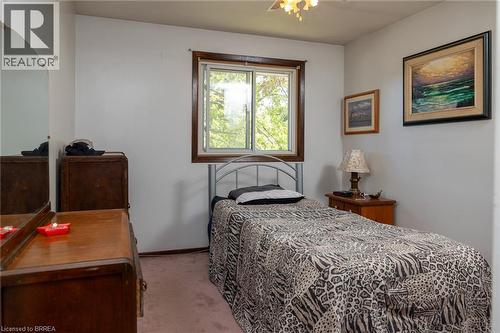 Window with wood-finish trim - 52 Brier Park Road, Brantford, ON 