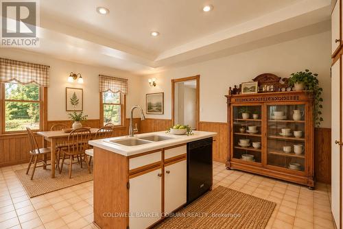 Kitchen with Dining - virtually staged - 14317 County 43 Road, North Stormont, ON 