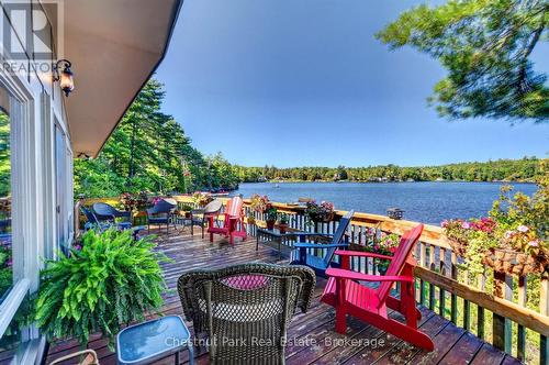 Deck View Looking to the Left - 1048 Nora Lane, Gravenhurst (Ryde), ON 