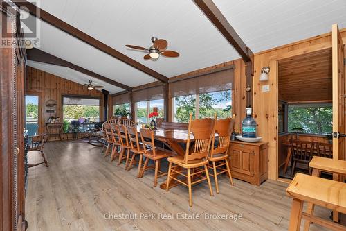 Kitchen to Dining Room - Door to Porch at Right - 1048 Nora Lane, Gravenhurst (Ryde), ON 