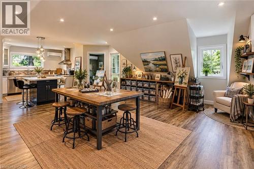 Virtually staged photo - reconfigure guest quarters to art studio - 515 Hamilton Drive, Ancaster, ON 