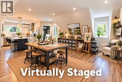 Virtually staged photo - reconfigure guest quarters to art studio - 