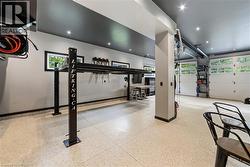 Car lift is included, oversized doors fits most RV's and trailers, great storage space for small business owners - 