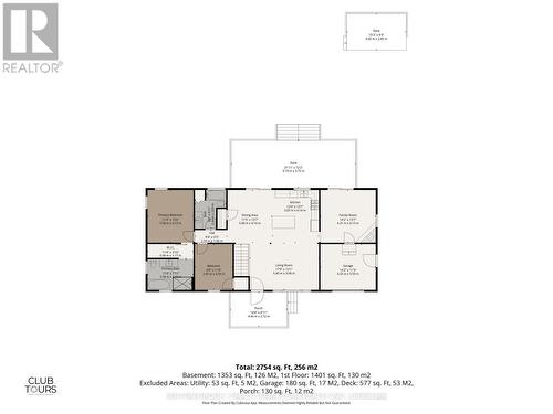 Floorplan Main - 74399 Cardinal Court, Bluewater (Stanley), ON 