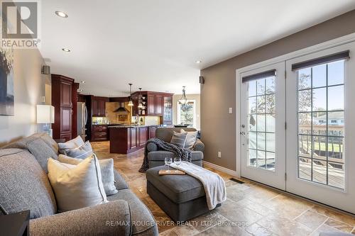 Walkout to deck from family room - 965 Ridge Valley Drive, Oshawa, ON 