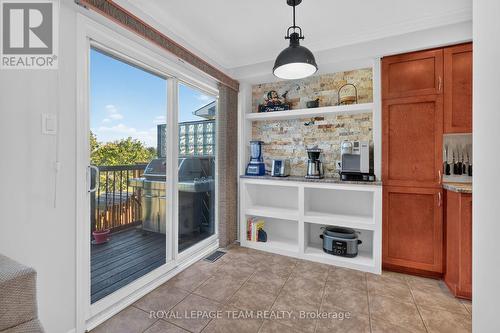 Balcony off the kitchen - Natural Gas BBQ Hookup - 2136 Bergamot Circle, Ottawa, ON 