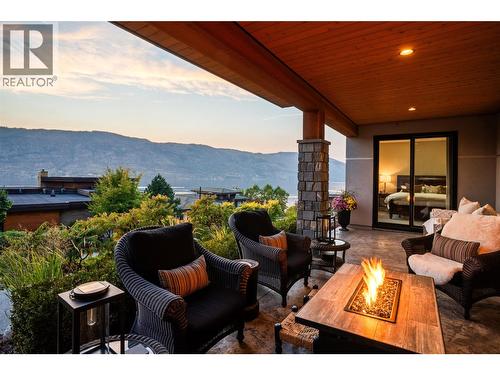 Views and Romantic evenings spent here - 1666 Lakestone Drive, Lake Country, BC 