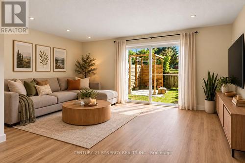 Living room - virtually staged - 6170 Brookside Lane, Ottawa, ON 