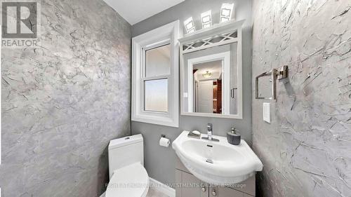 Renovated Powder Room - 86 Burling Place, Newmarket, ON 