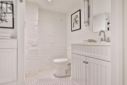 Renovated 3-piece bath with glass shower - 