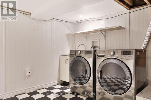 Laundry with full size appliances & mechanicals - 69 Sullivan Street, Toronto, ON 