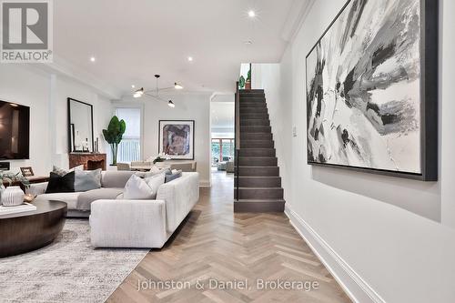 Stunning herringbone floors - 69 Sullivan Street, Toronto, ON 