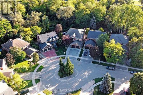 Cul-de -Sac overhead shot - 1530 Canada Court, Oakville, ON 