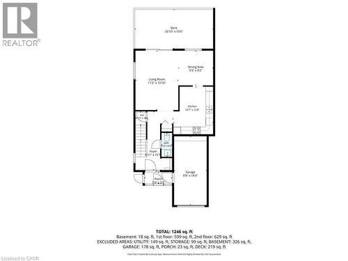 Floor plan - 1270 Gainsborough Drive Unit# 61, Oakville, ON 