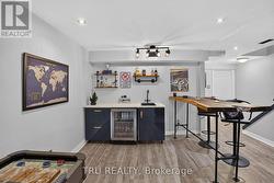 Wet bar with wine fridge! - 